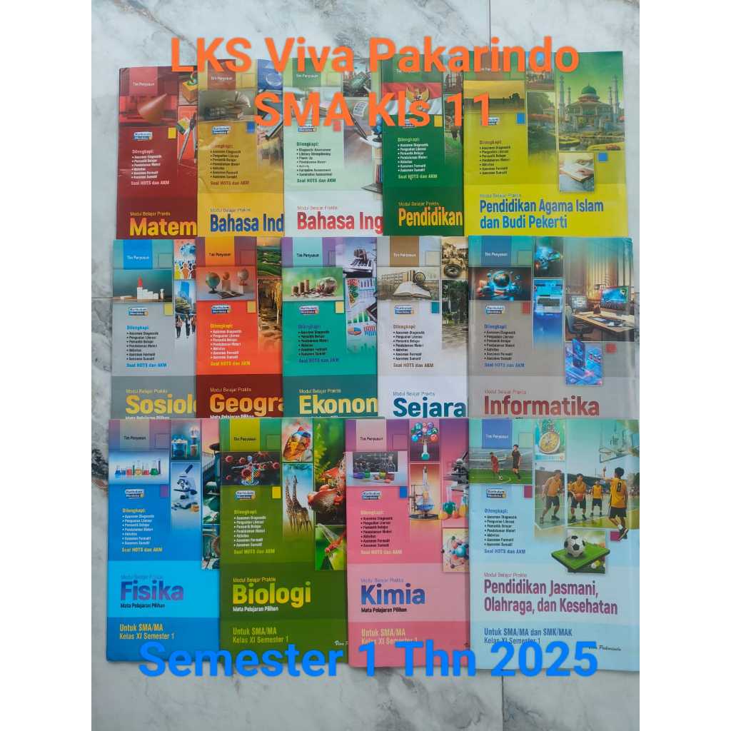 LKS Viva Pakarindo SMA/MA Kelas 11 Kurikulum Merdeka Semester 1 Tahun 2025