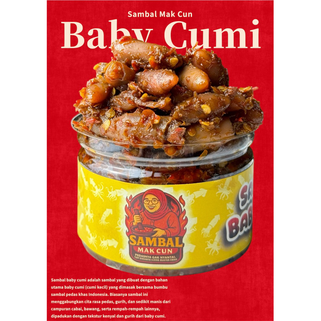 

SAMBAL BABY CUMI BESTSELLER !