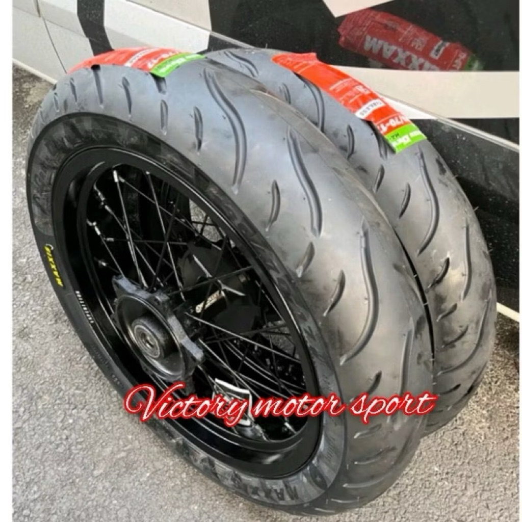 velg set Supermoto velg sumo KLX 230 KLX 150 D-Tracker full scarlet tromol cnc scarlet velg scarlet 