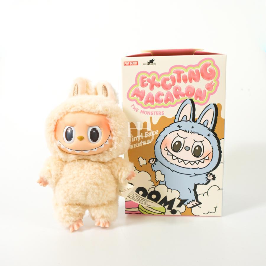 Pop Mart Labubu V1 The Monsters Exciting Macarons Series - Soymilk