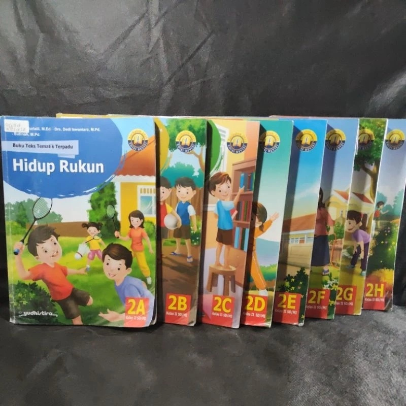 Buku Teks Tematik Terpadu kelas 2A, 2B, 2C, 2D, 2E, 2F, 2G KELAS 2 SD, II Yudhistira, Kurikulum 2013