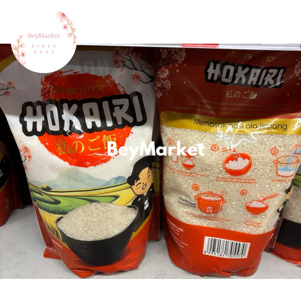 

Hokairi Japonica Rice 2kg | Beras Ala Jepang