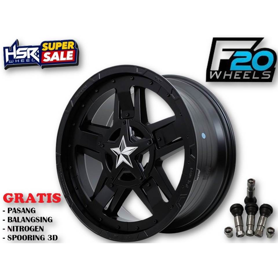 VELG MOBIL HSR RING 20 TYPE RASTA 3 5109 TYPE1 HSR R20X9 H6X139,7 ET20 SMB
