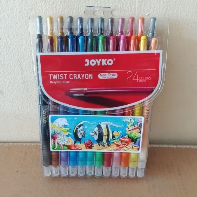 

Crayon Putar 24 Warna Joyko