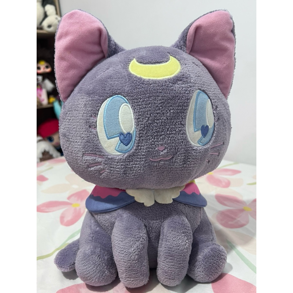 Boneka Kucing Luna Ungu Muda Karakter Film Sailormoon 33 Cm