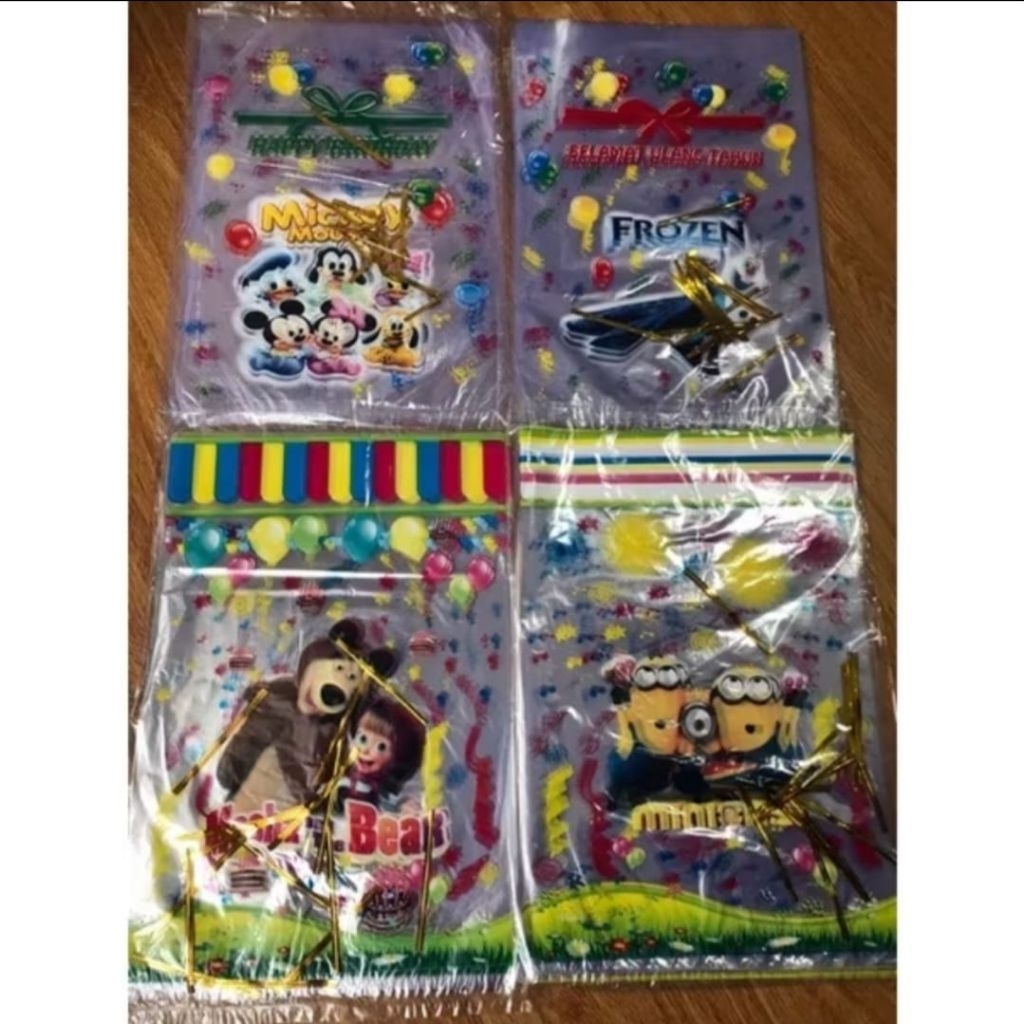 

PP Plastik Ulang Tahun Bingkisan Snack Karakter 24x36