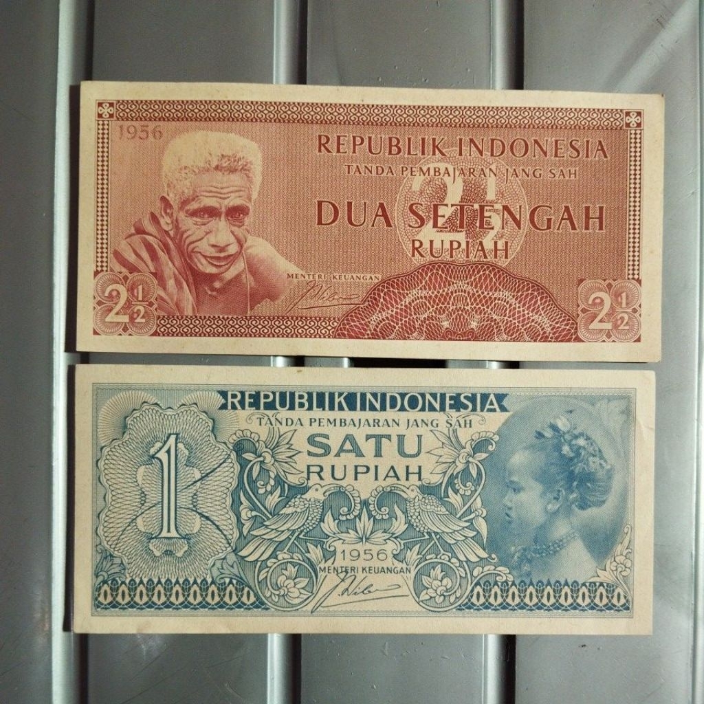 paket seri suku bangsa 1&2,5 rupiah suku Bangsa asli bagus