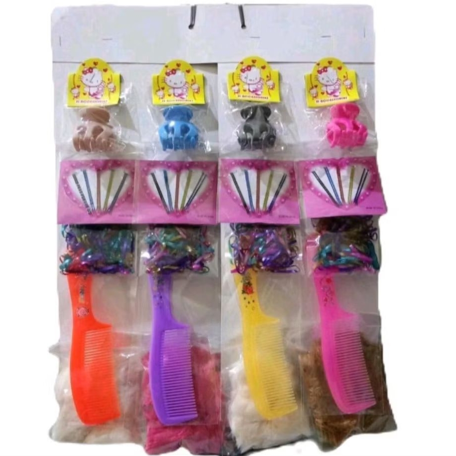 ikat Rambut mix aksesoris serba 2000 isi 20pcs