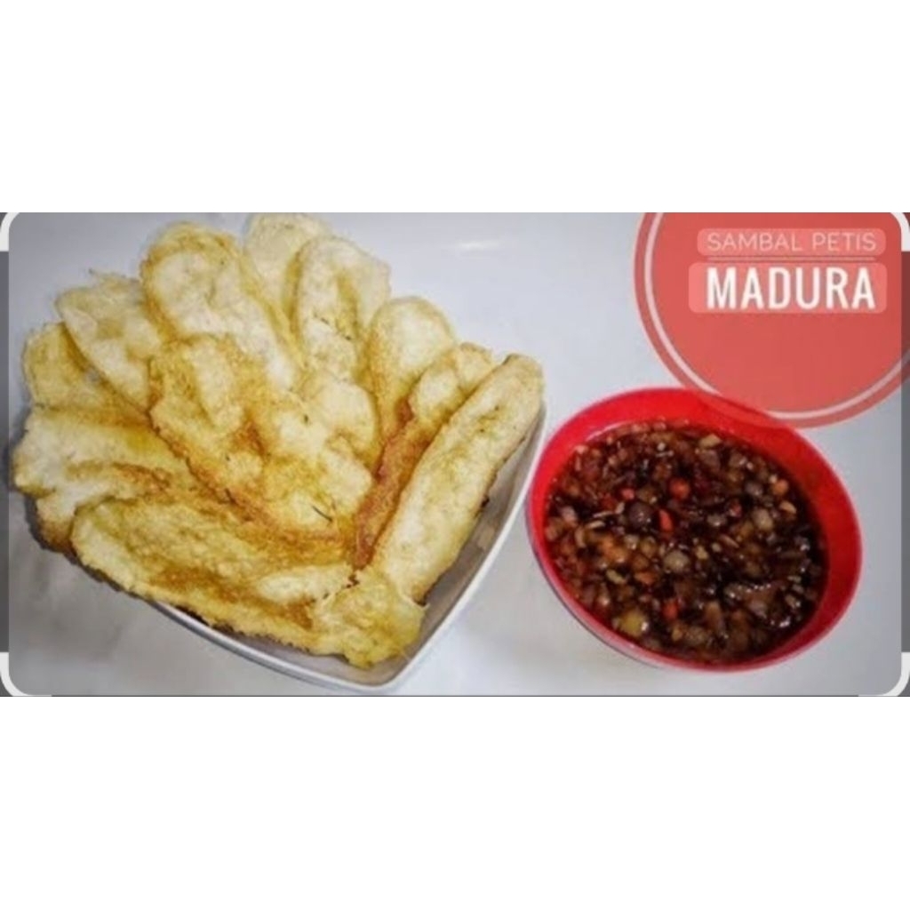 

paket hemat(kerupuk singkong & petis ikan )buy 1 get 1