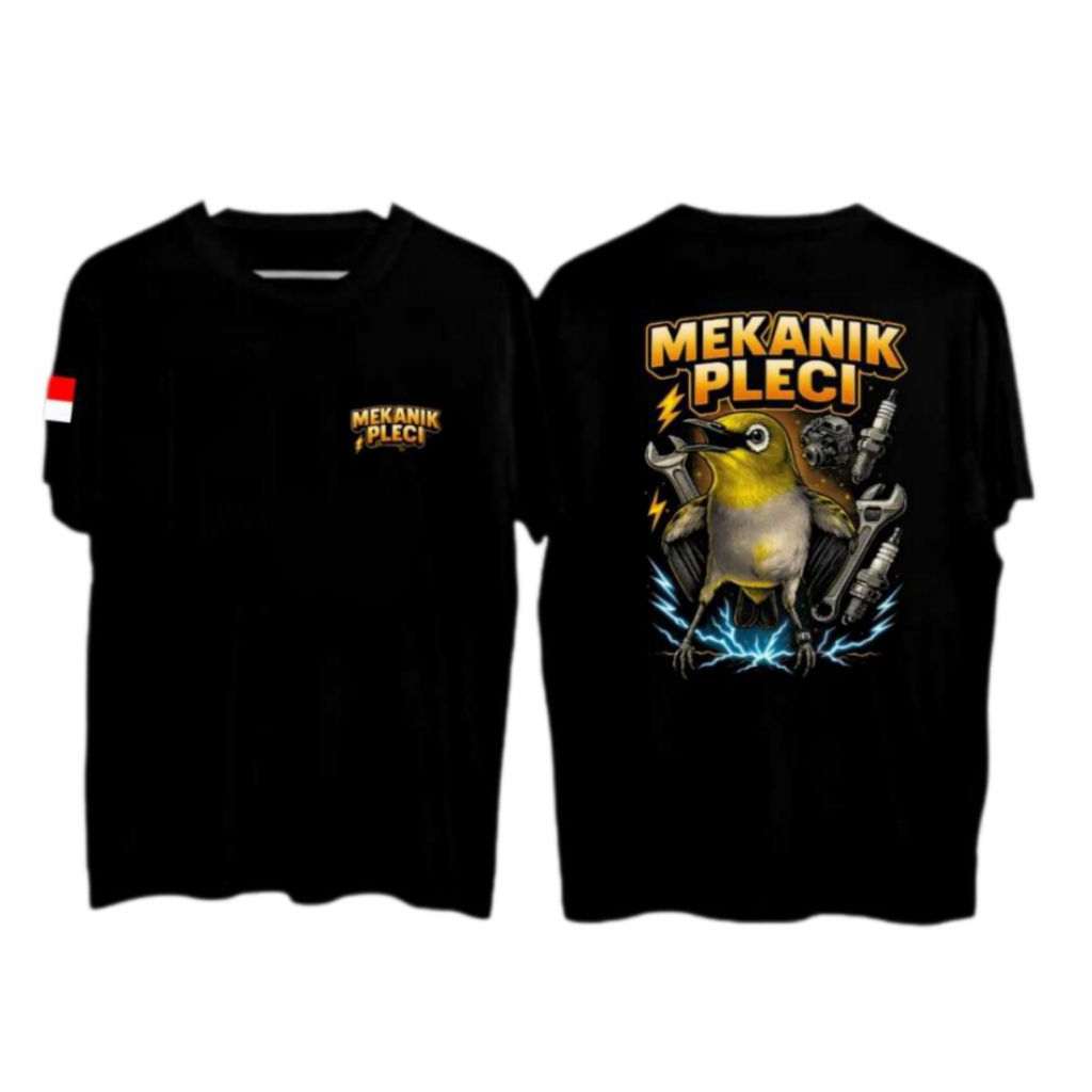 KAOS TSHIRT MEKANIK PLECI//KAOS PLECI MANIA