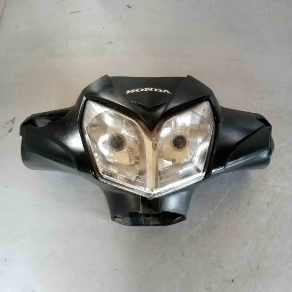 Cover batok set Lampu utama depan Spedometer indikator lampu Honda Supra X 125 batman 2007-2010 beka
