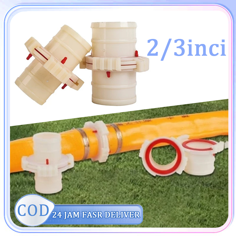 Sambungan Selang 2 Inch 3 Inch Sambungan Selang Irigasi Plastik Sambungan Selang Drip