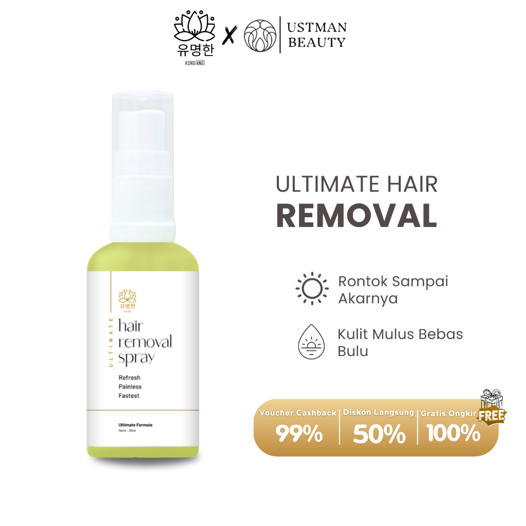 Kondang Hairl Removal Package Paket Penghilang Bulu Badan Kondang Tanpa Rasa Sakit Bpom PROMO