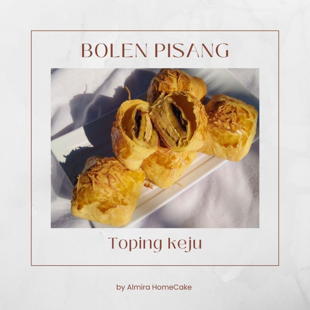 

Bolen Pisang Keju – Camilan Pastry Homemade | Kulit Renyah, Isi Pisang Manis, Topping Keju