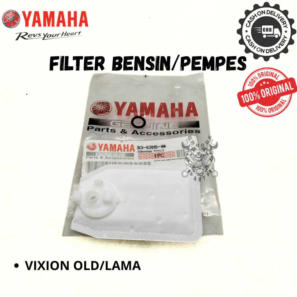 FILTER FEUL PUMP PEMPES YAMAHA 3C1 VIXION OLD LAMA VIKSEN SARINGAN BENSIN KUALITAS ASLI ORI YGP