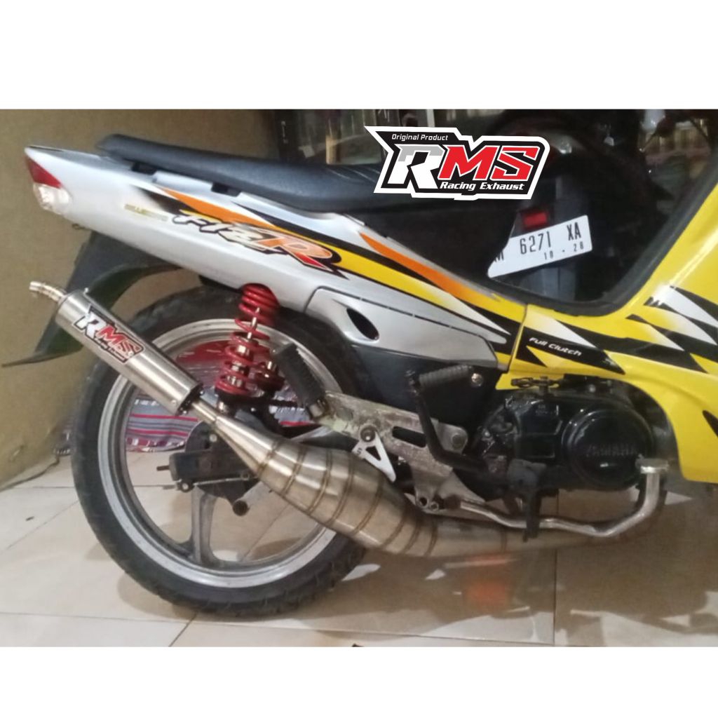 knalpot fizr kalajengking stainlles 2 tak