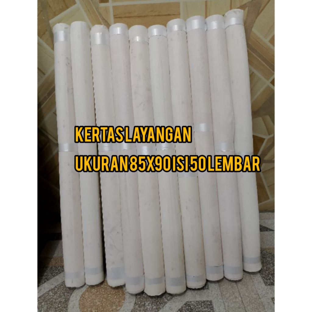 glosir kertas layangan litho printing bayangan  ukuran 60x60 isi 50  lembar harga lebih murah dari k