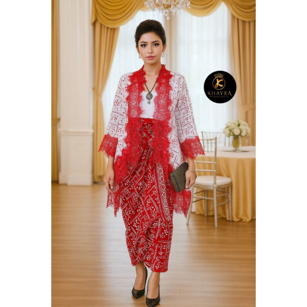 ONE SET CARDI BATIK | SETELAN BATIK WANITA | OUTER BATIK