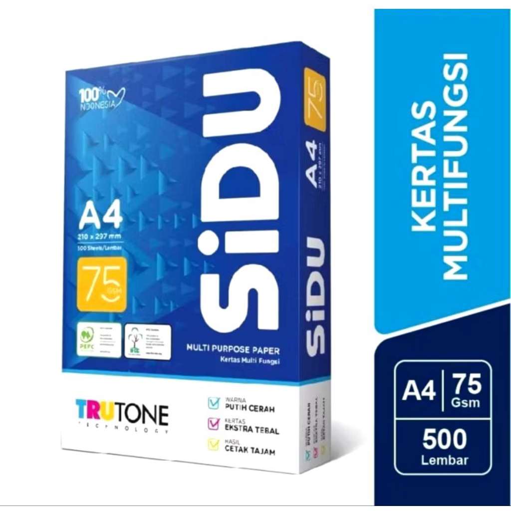 

[ 1box= 5rim ] kertas A4 75 Gsm SINAR DUNIA
