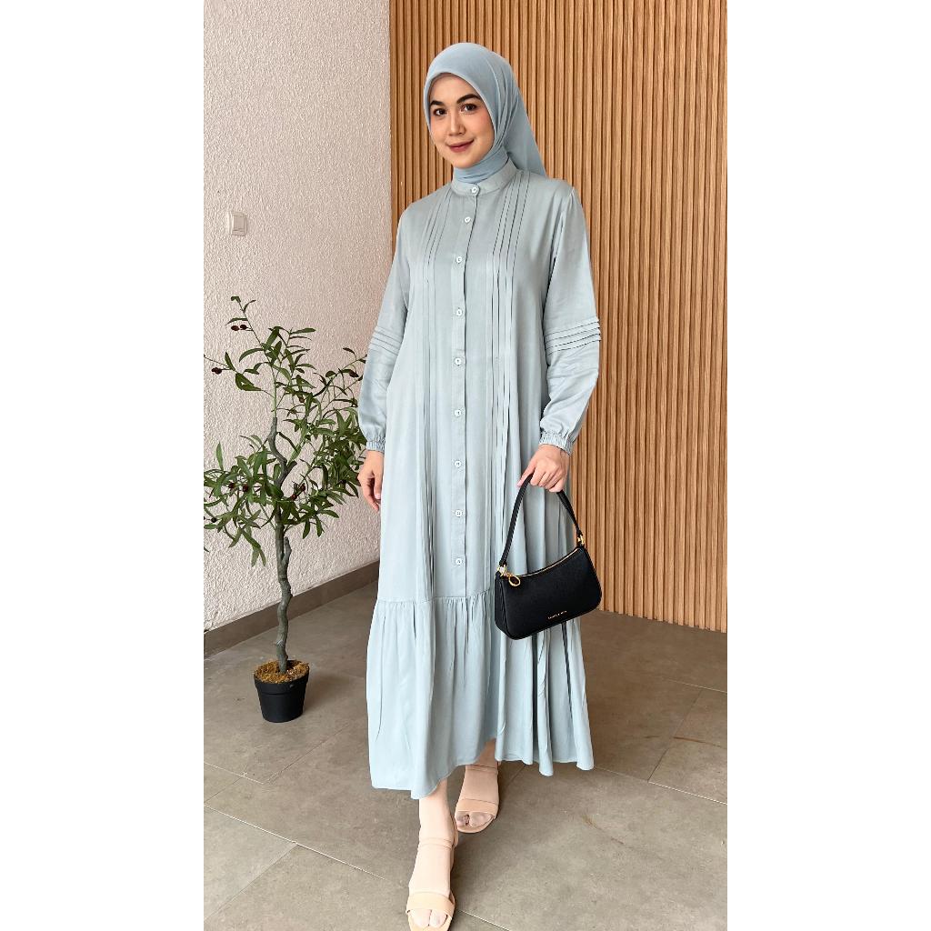 WARNA FASHION/ MIDI / RAYON TWILL / BAJU WANITA MUSLIM/GROSIR TANAH ABANG