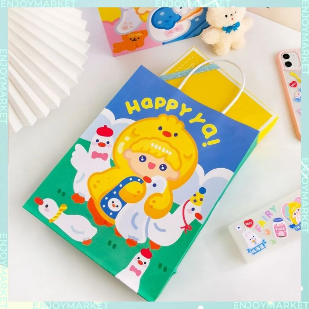 

Kado Hadiah Tote Bag Plastik Bag Aestheic Paper Bag Buat Kado Hadiah Edisi Dodogirl