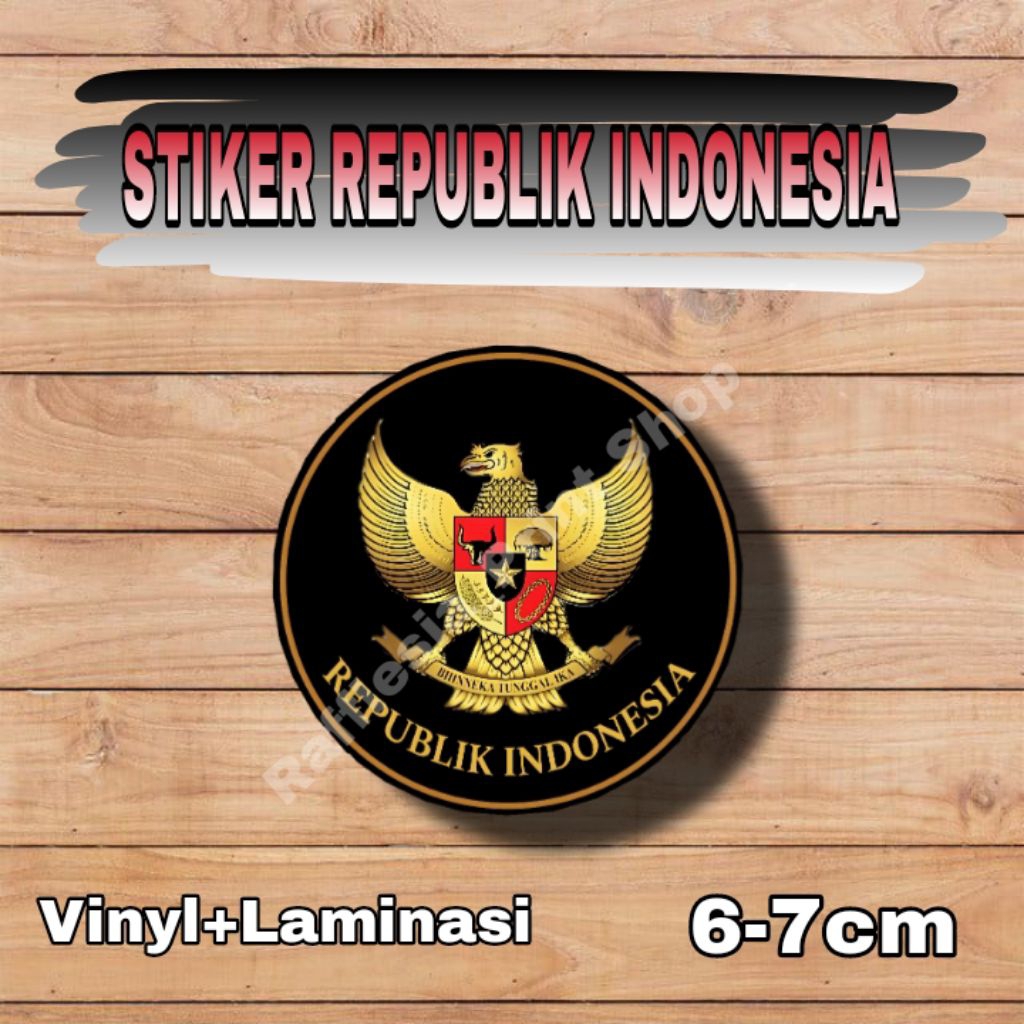 

Stiker Republik Indonesia Sticker Republik Of Indonesia Size 6-7cm