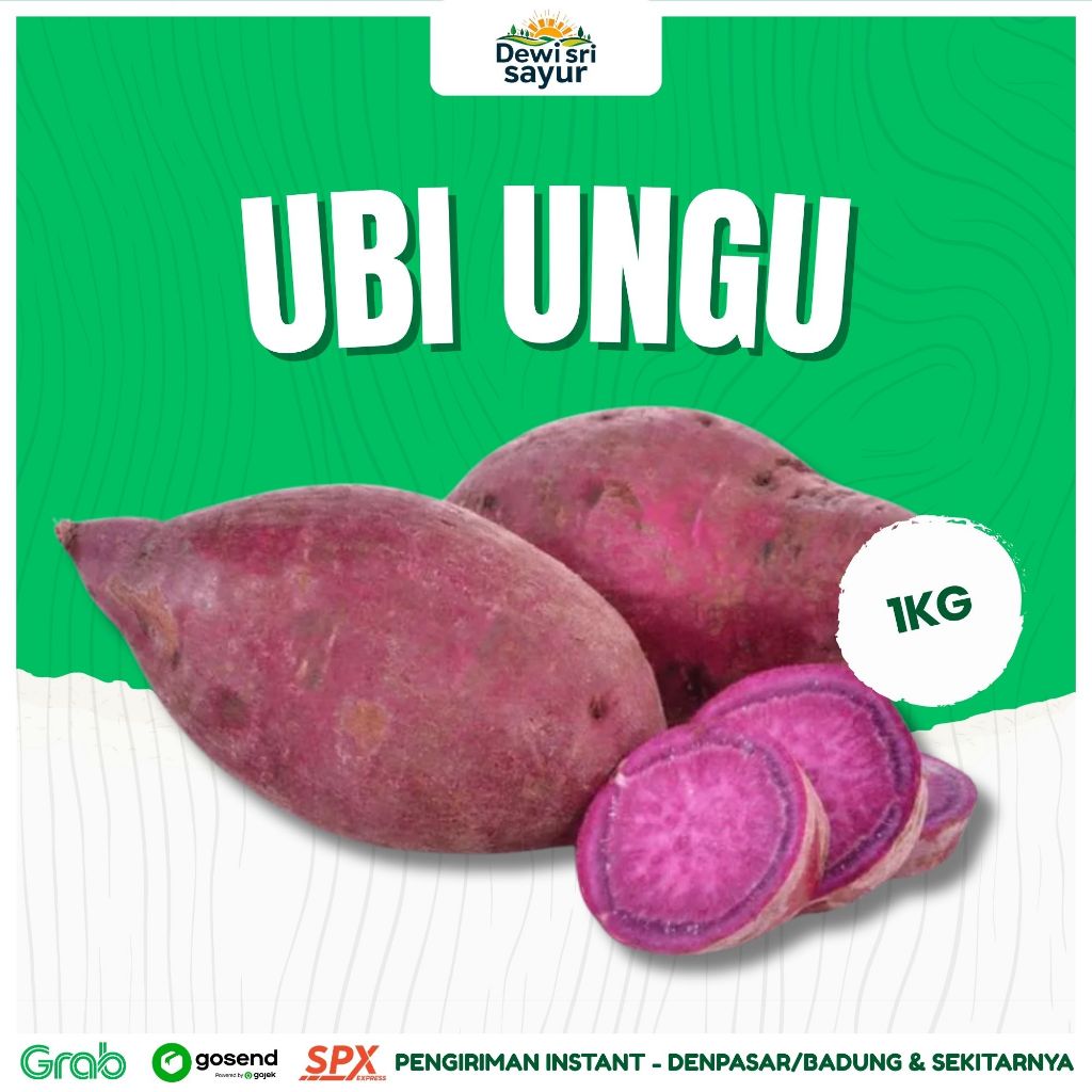 

Ubi Ungu 1kg – Dewi Sri Sayur