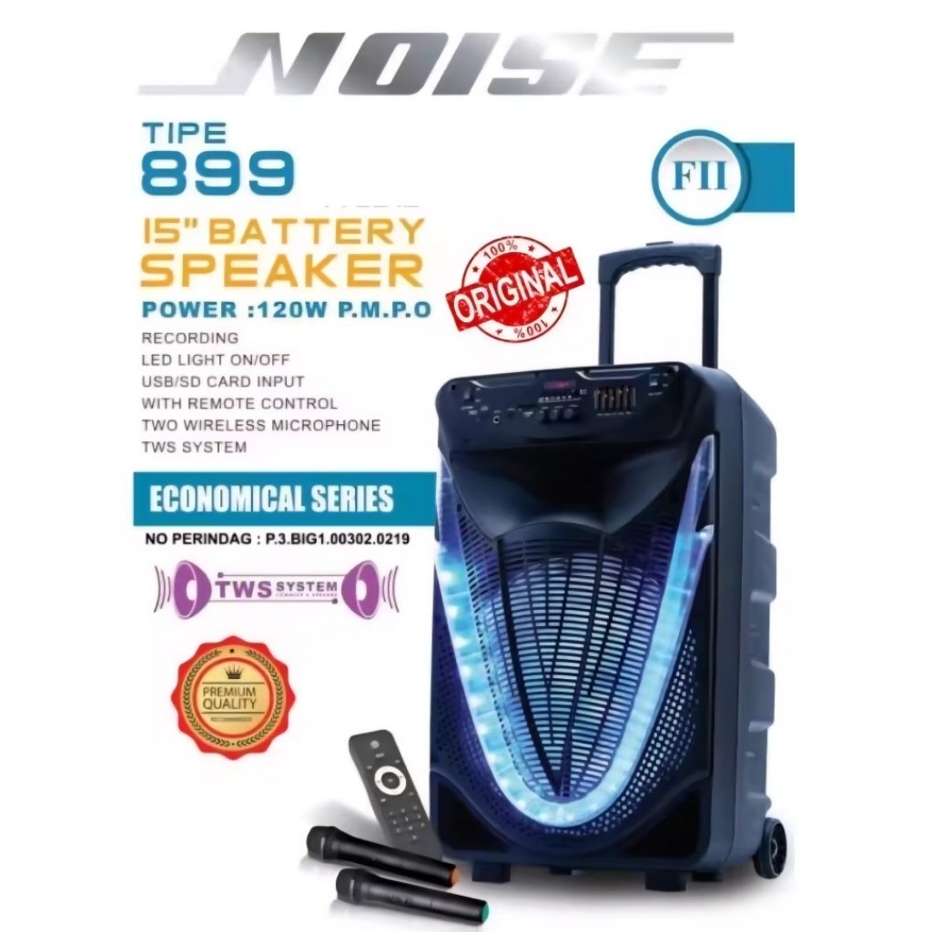 speaker bluetooth portable noise 15"f