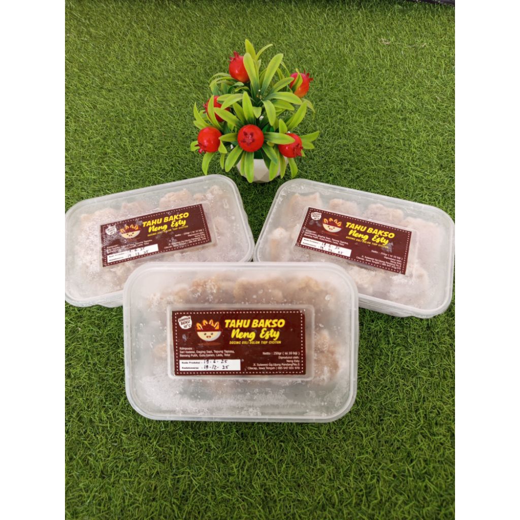 

TAHU BAKSO SAPI NENG ESTY 250 gram/10 biji