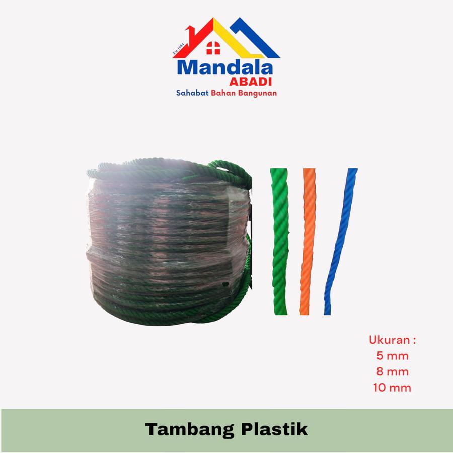 

Tambang Plastik Ukuran 5, 8, dan 10 mm - 5 mm