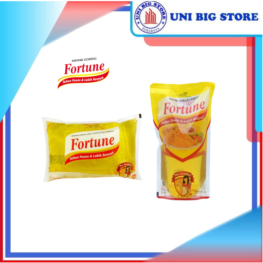 

Fortune Minyak 1 Liter Goreng Sawit Difortifikasi Vitamin A Pillow Pack Pouch
