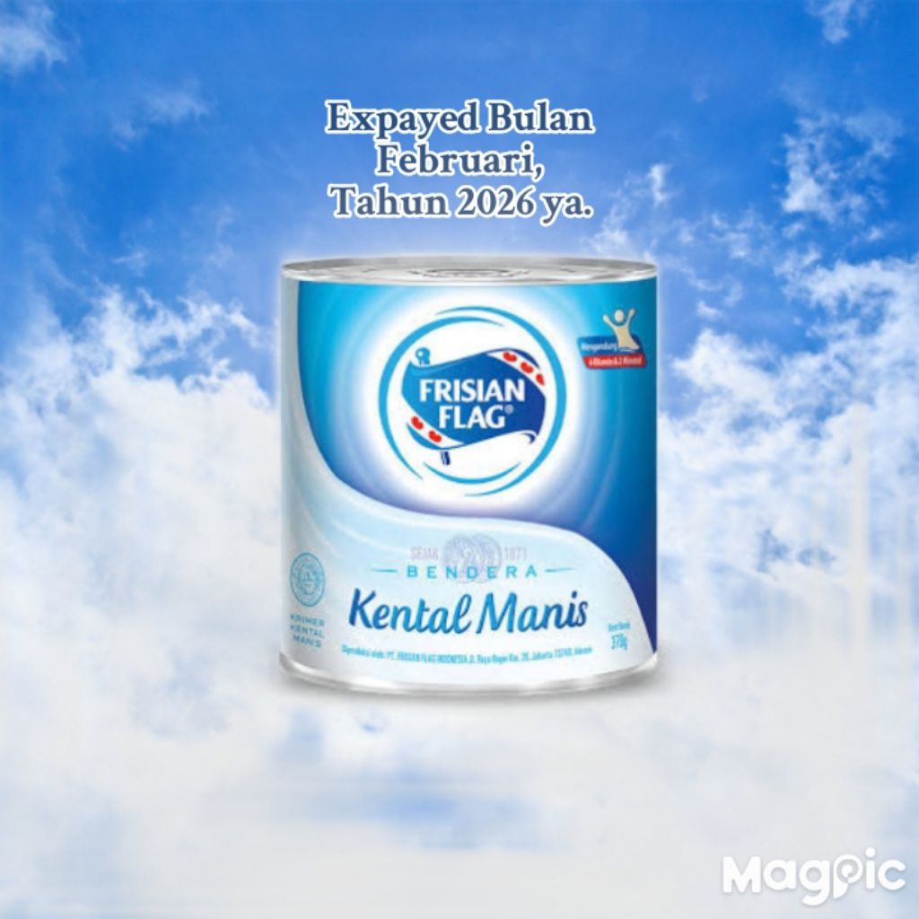 

Susu Kaleng Frisian Flag Varian Rasa Vanila Dengan Kemasan 370 Gram Expayed Tahun 2026