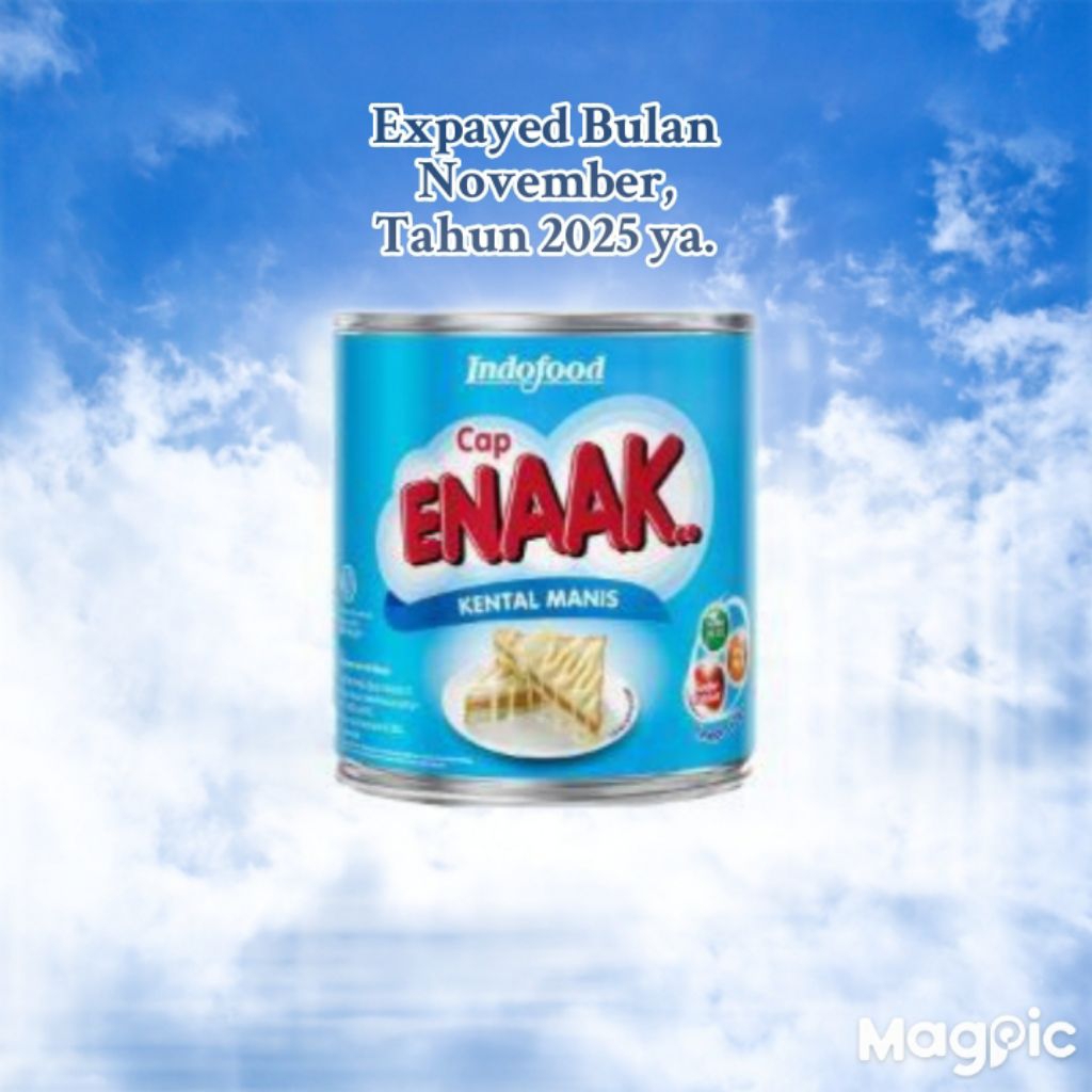 

Susu Kaleng Kental Manis Cap Enaak Varian Rasa Vanila Dengan Kemasan 370 Gram Expayed Bulan November Tahun 2025