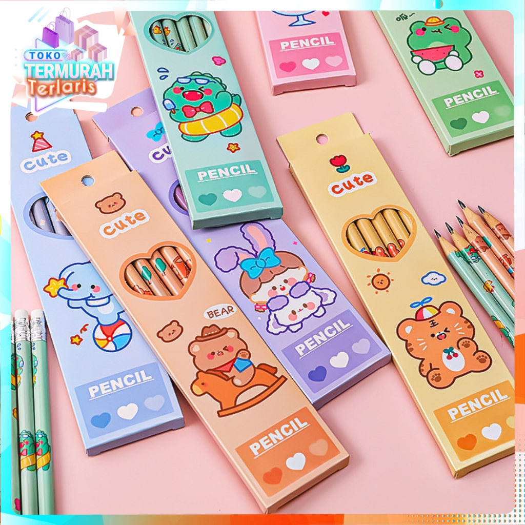 

TTT Pensil Penghapus Set isi 10 Pcs Motif Lucu Alat tulis Set isi 10pcs Karakter Set 10 IN 1 Stationery Set Lucu Karakter Set Perlengkapan Alat Tulis Sekolah Anak-Anak TK Murah