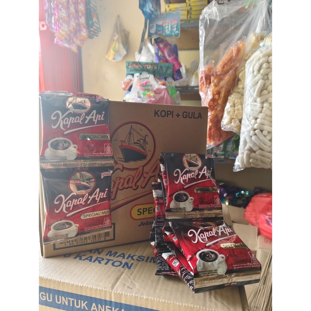 

Kopi Kapal Api Spesial Mix 23g isi 10pcs (1 renteng)