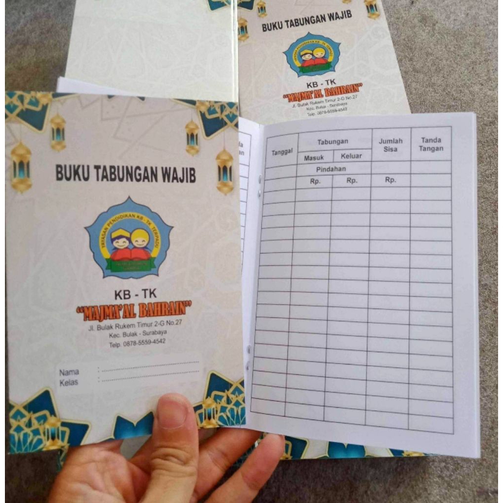 

Cetak buku tabungan | buku aqiqah | buku dzikir pagi petang