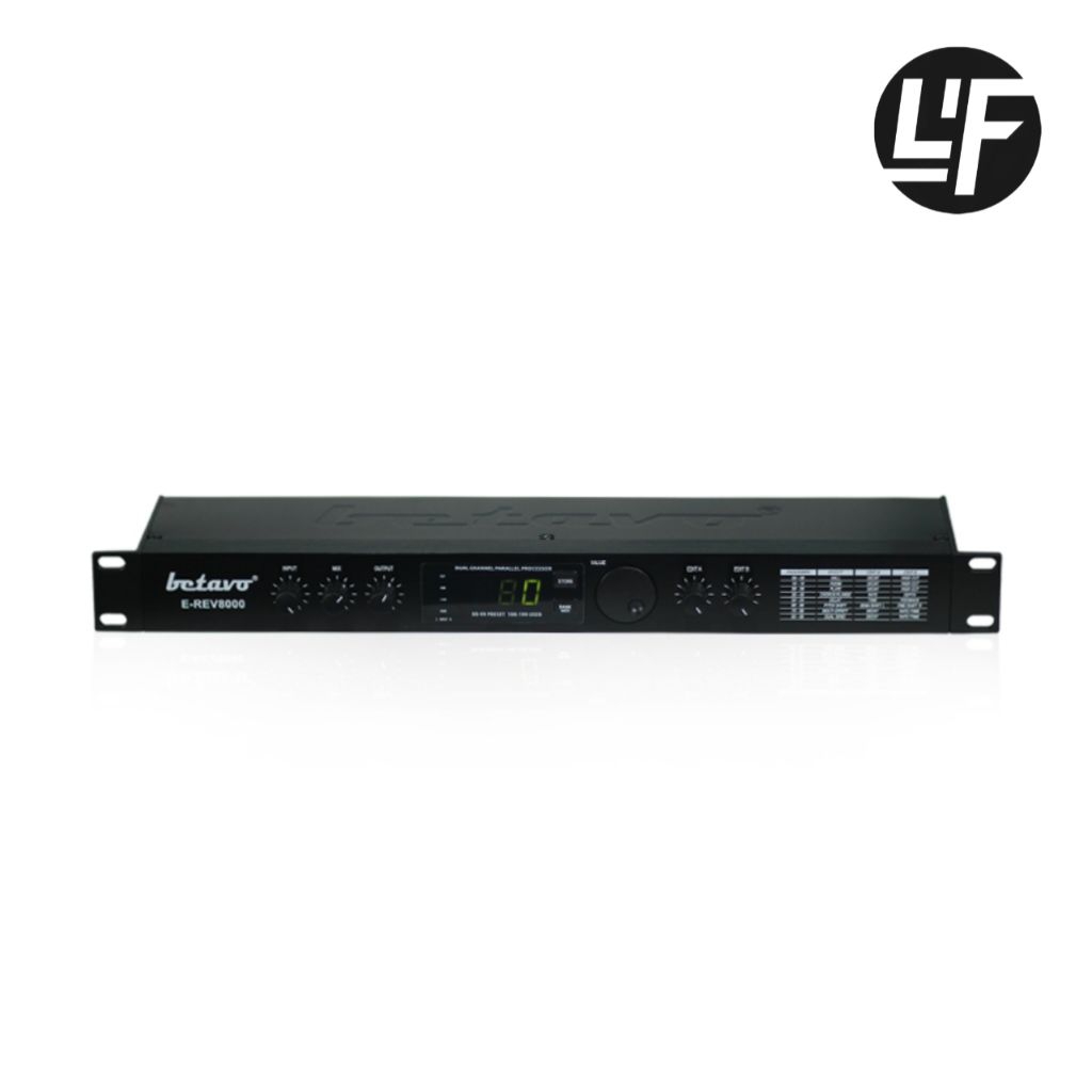 Preset/Programmable 24 bit Signal Processing Betavo E-REV8000