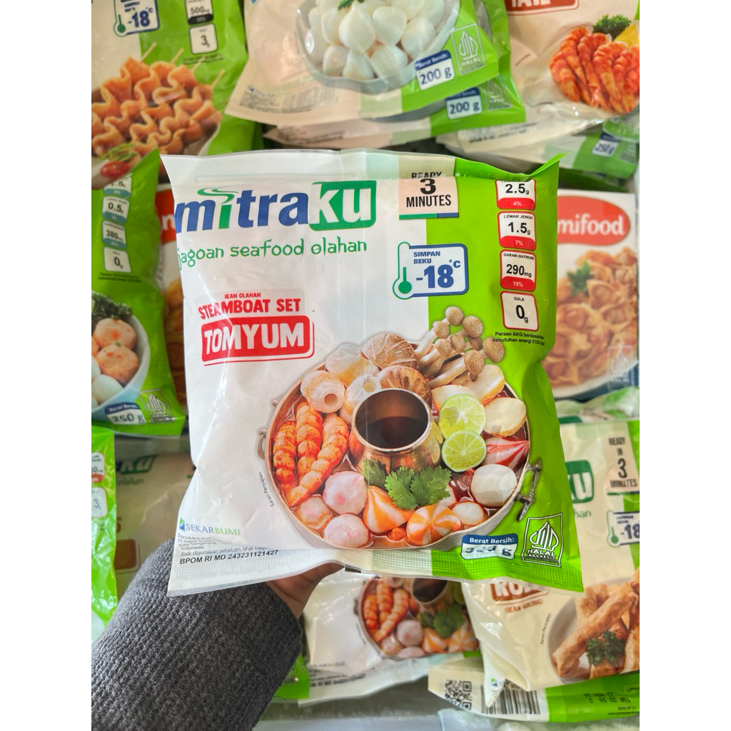

Mitraku Steamboat Set Tomyum 300 gr/Mitraku Steamboat/Steamboat Frozen