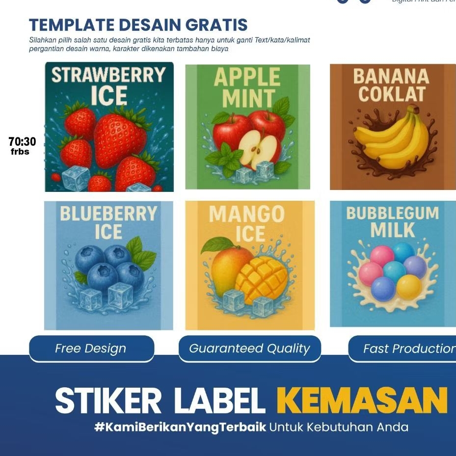 

PROMO cetak stiker logo lek-weet bahan chromo/bobtak tebal glosy