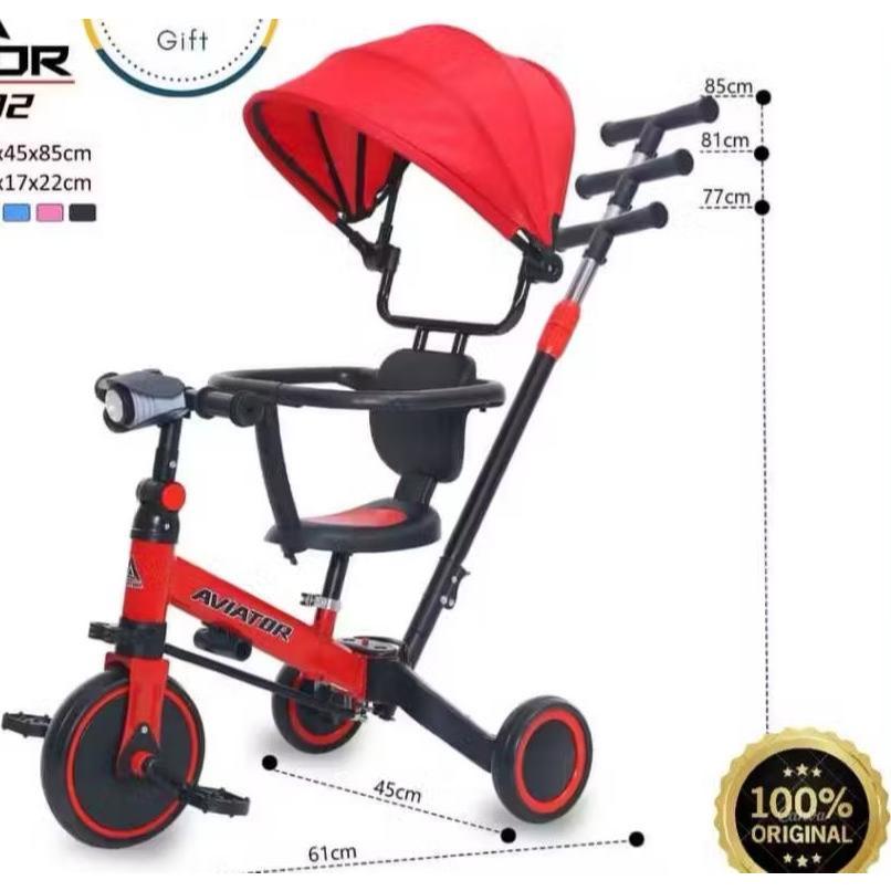 Magic Stroller Kereta Dorong Bayi stroller lipat sepeda anak lipat stroller traveling