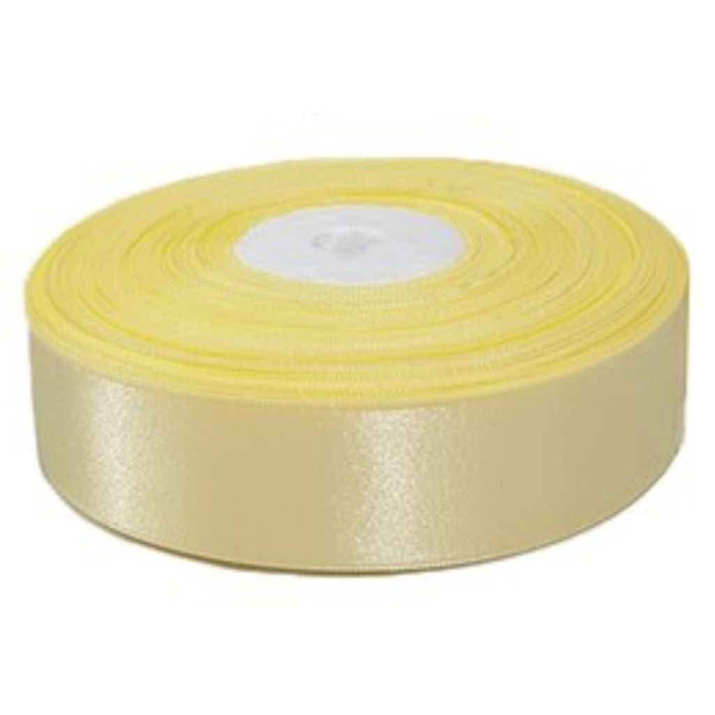 

Pita Satin 1 inci (2,5 cm) - Light Yellow