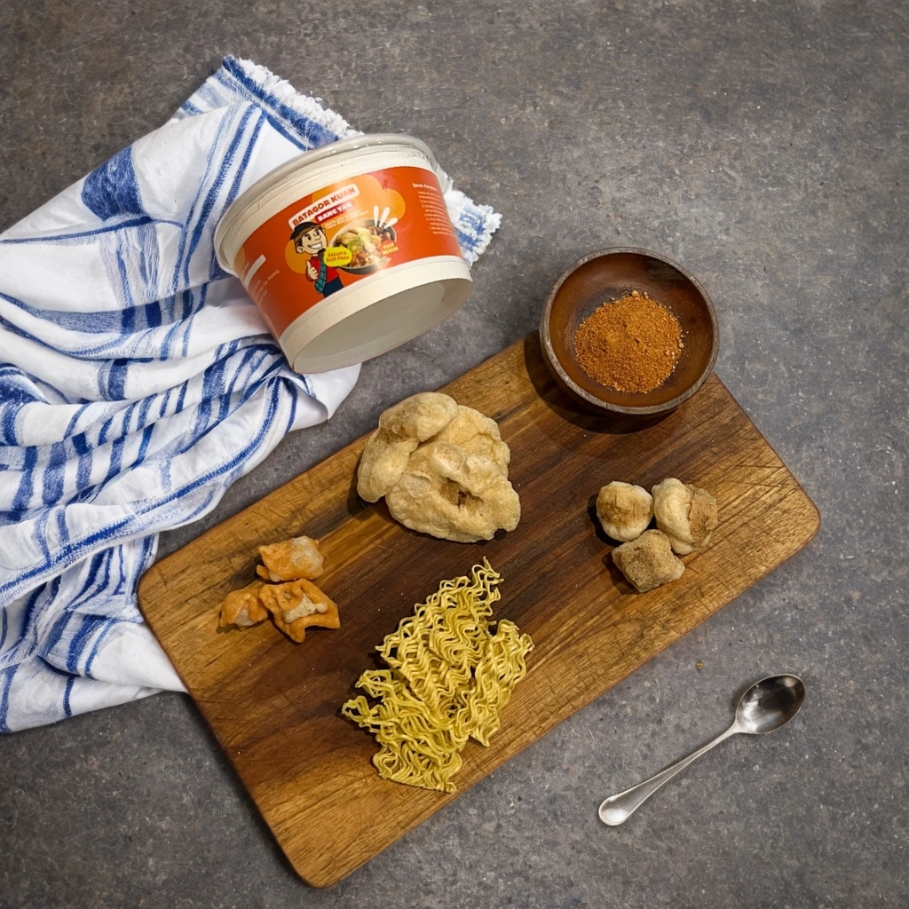 

Batagor Kuah Bang Yan Instan Premium Cup Bowl Original Mercon Pedas Praktis