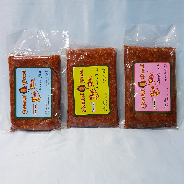 

Sambel Pecel Yoek Ning Pedas/ Sedang/ Tidak Pedas 250g