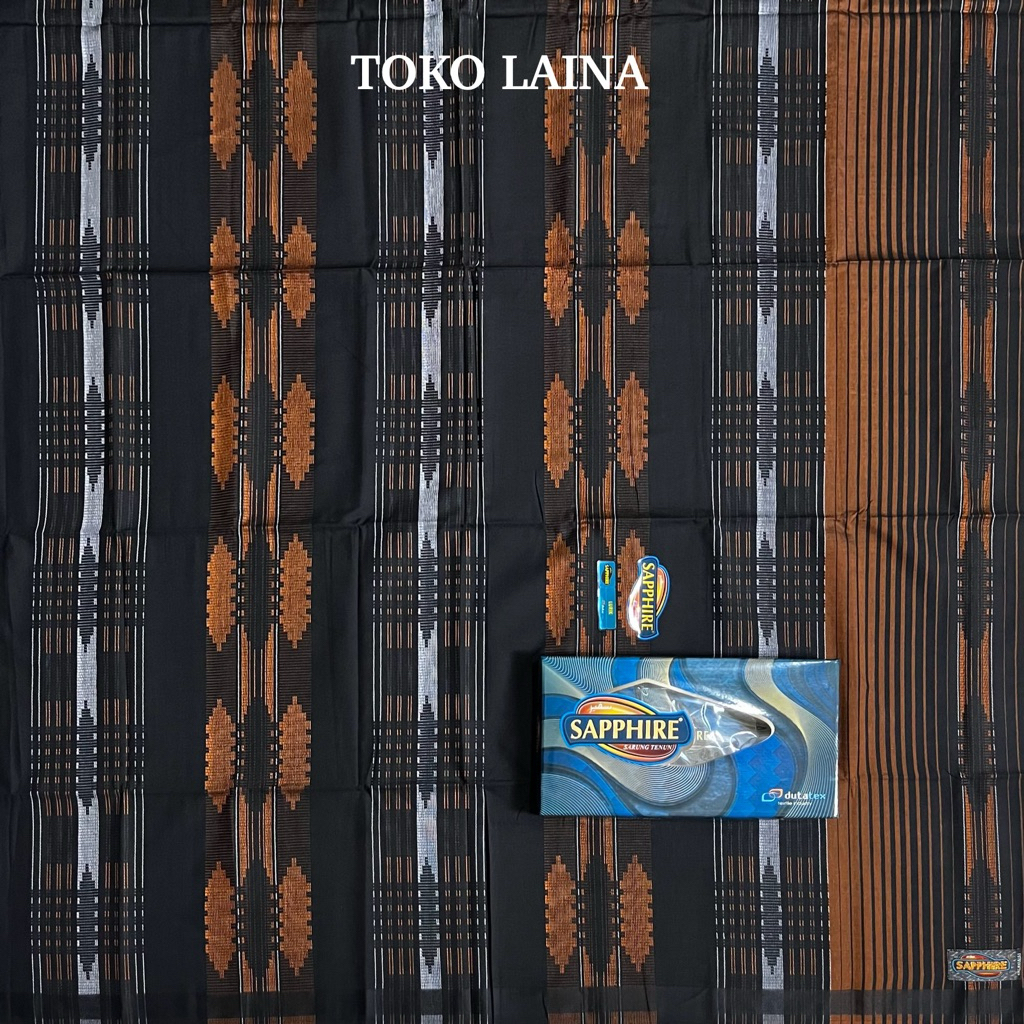 Sarung Sapphire Dobby Exclusive Reguler Original