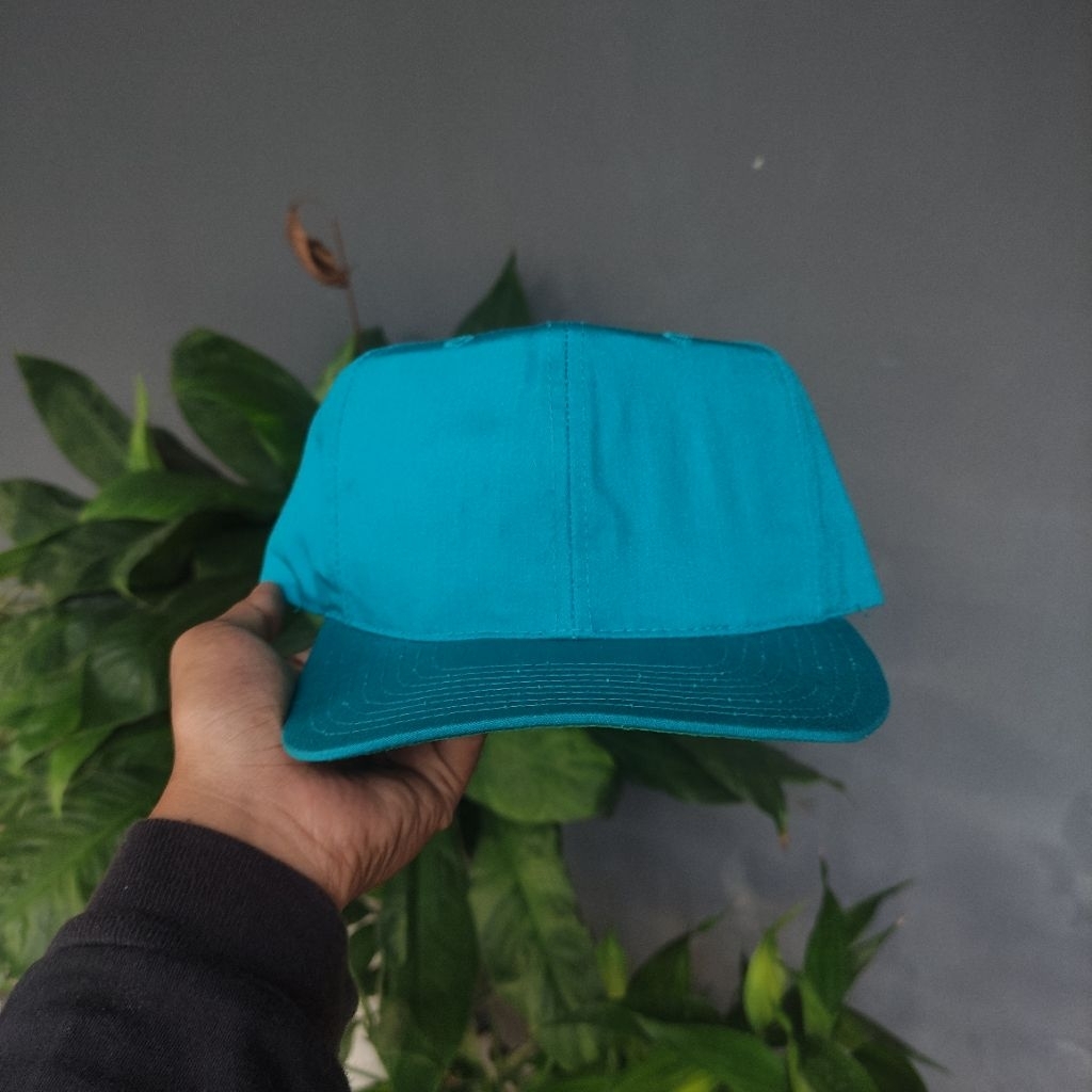 TOPI VINTAGE POLOS BLANK BASIC TEAL