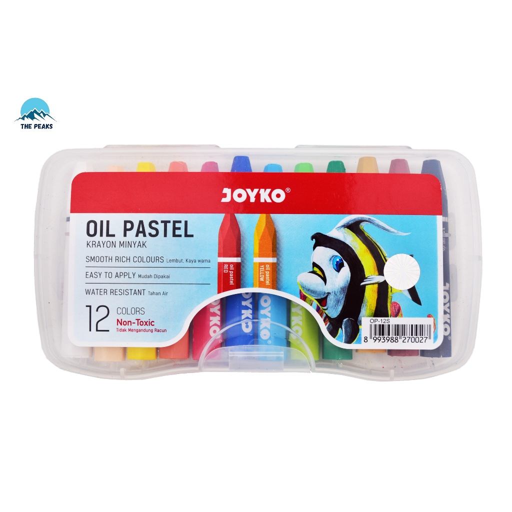 

(The Peaks) Krayon Minyak Joyko Isi 12 Warna Op-12s