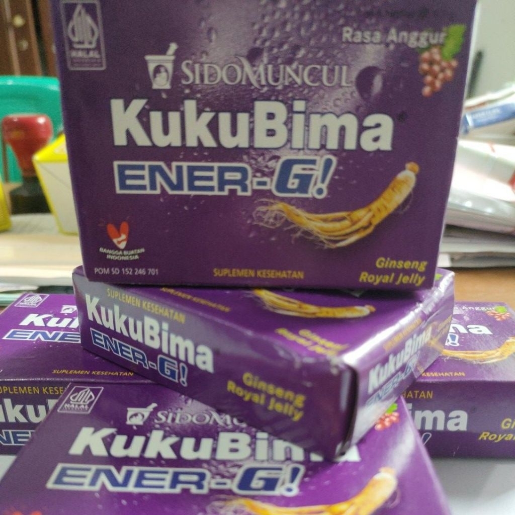 

KUKUBIMA ENER-G SIDO MUNCUL RASA ANGGUR DUS @6sachet