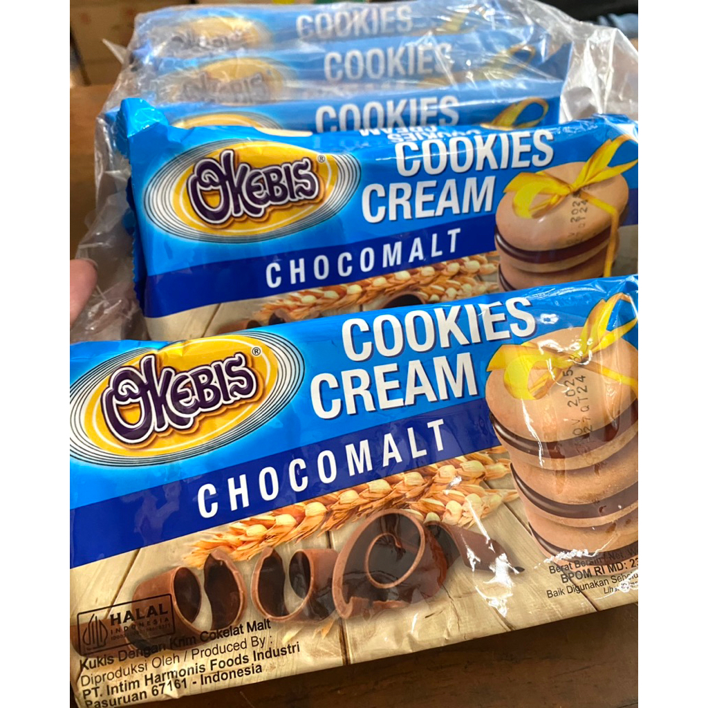 

OKEBIS COKIES CREAM 170GR,1 DUS ISI 20 PCS