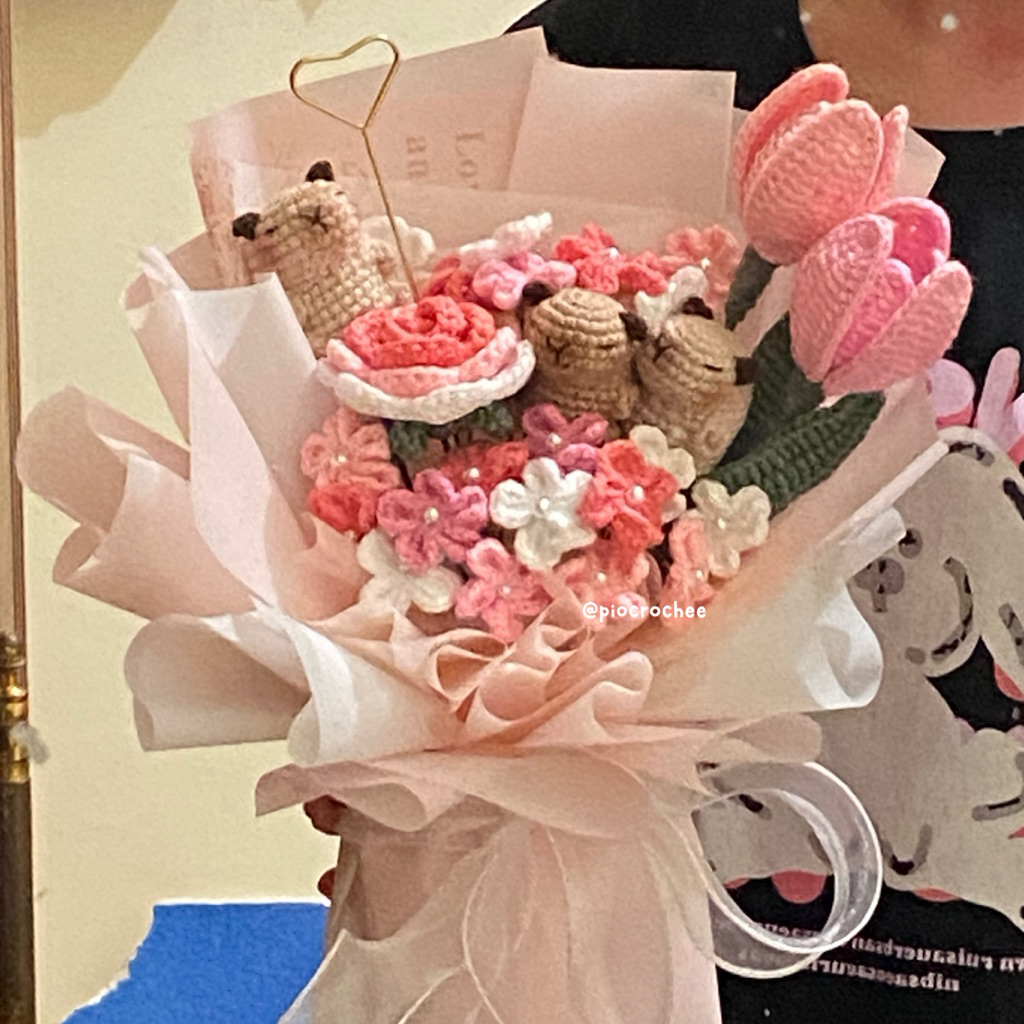 bouquet flower crochet