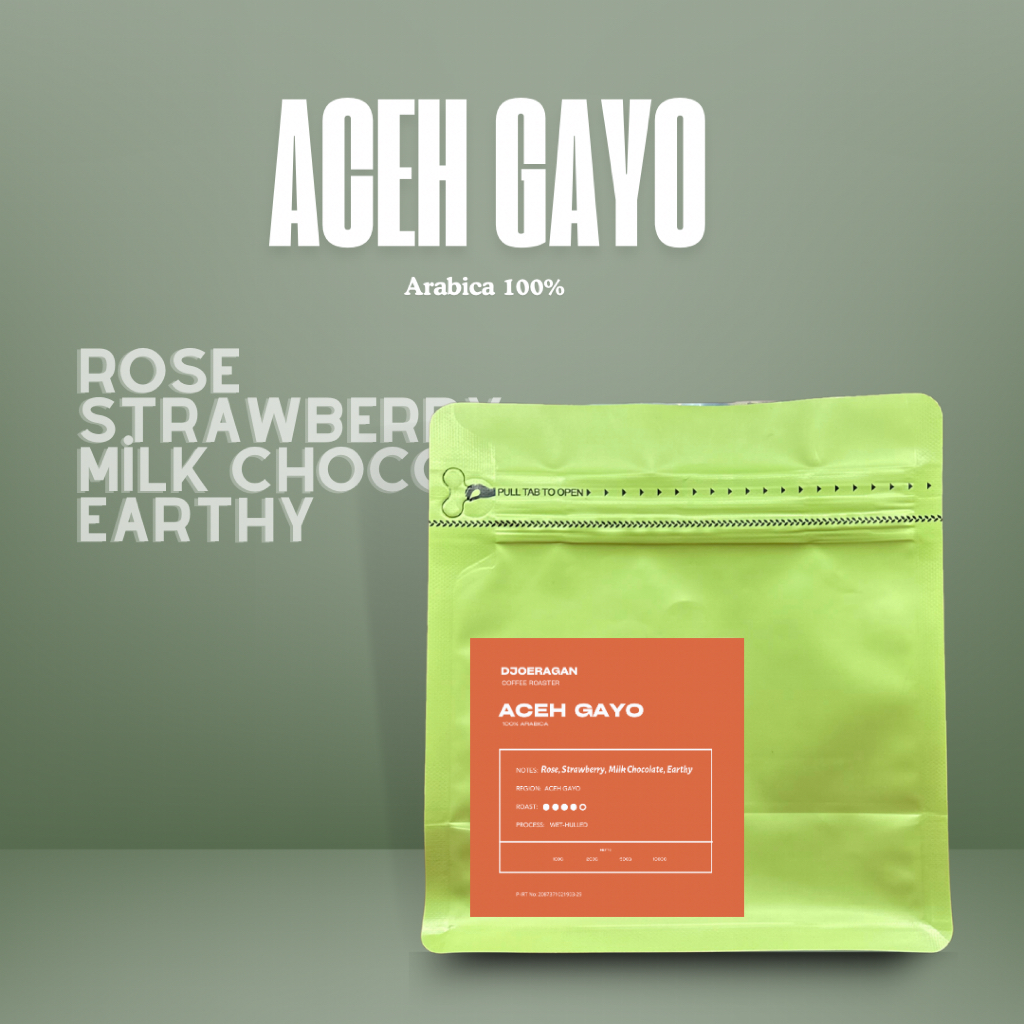 

Biji Kopi Aceh Gayo Arabica Single Origin - Djoeragan Coffee Roaster Coffee Beans